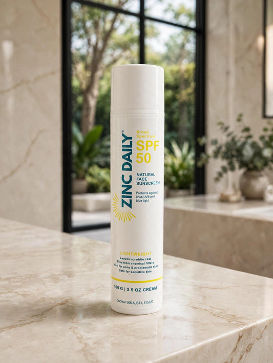 Zinc Daily® SPF 50 Natural Face Sunscreen