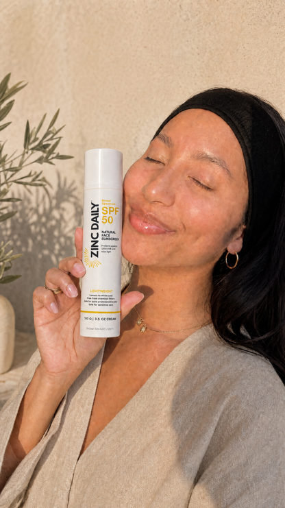 Zinc Daily® SPF 50 Natural Face Sunscreen